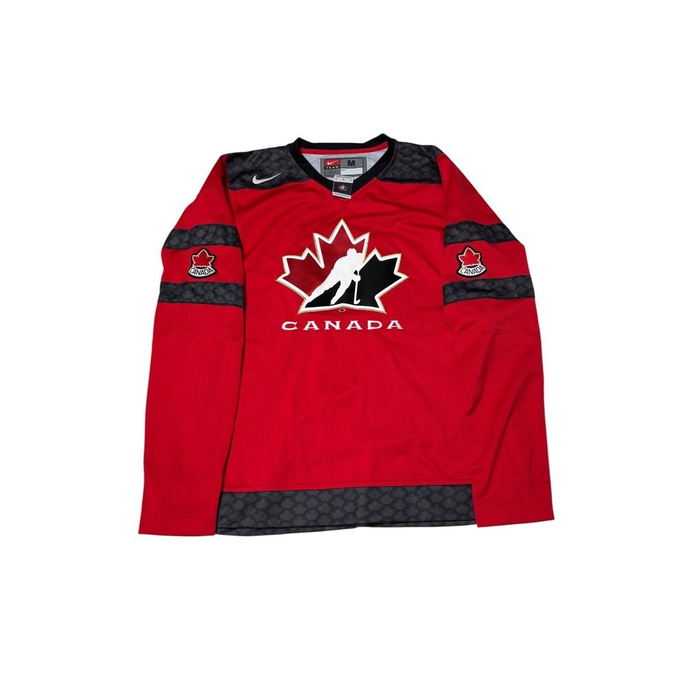 Nike Team Canada Hockey Jersey Red IIHF Maple Leaf Mens Medium AA3442-657